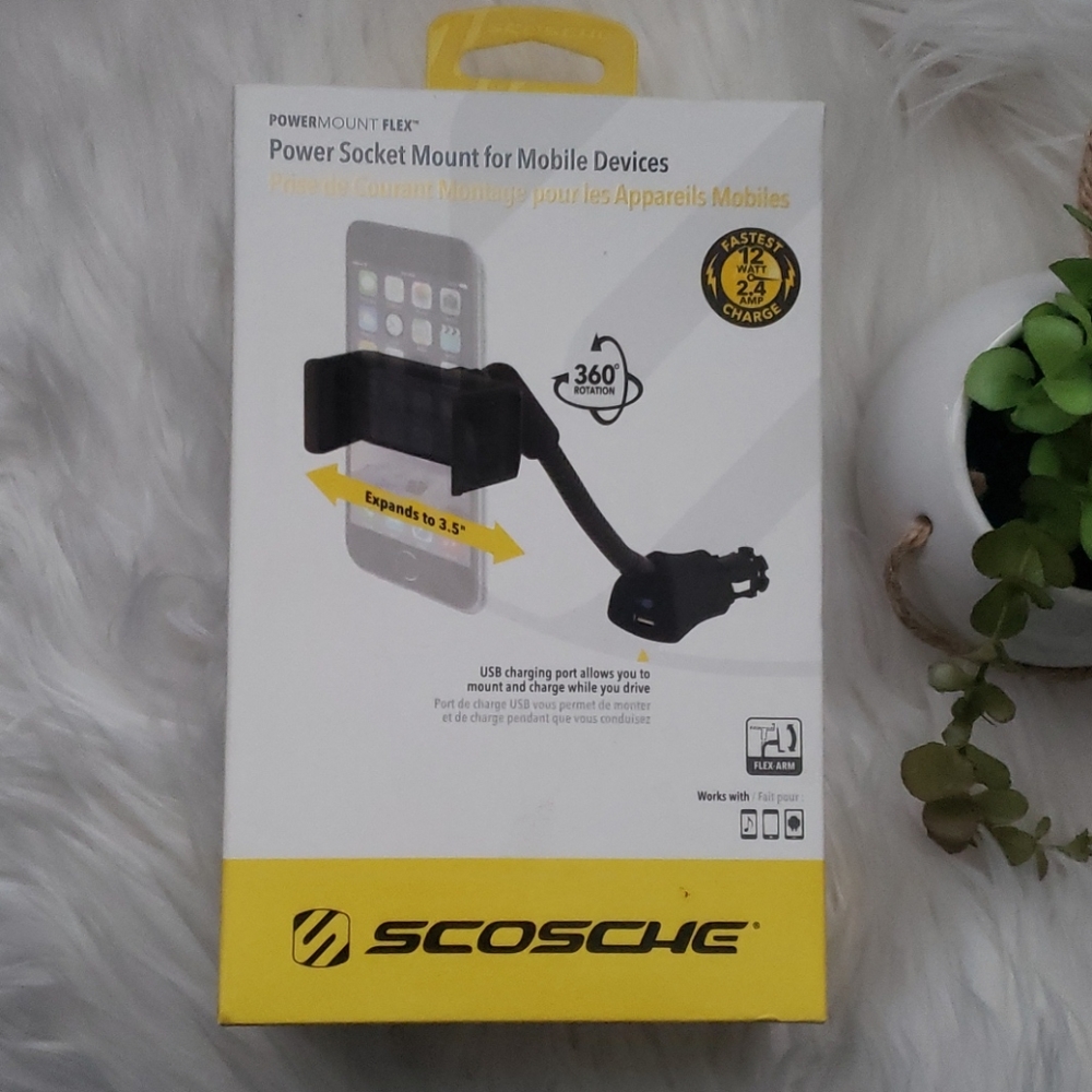 Scosche Power Socket Mount for Mobile Devices